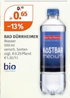 Wasser im Angebot bei Müller in Cottbus Wasser Angebote von BAD DÜRRHEIMER bei Müller Cottbus für 0,65 €