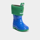 Bottes de pluie chaussettes amovibles bleu bébé garçon - La Halle à Versailles Bottes de pluie chaussettes amovibles bleu bébé garçon en promo chez La Halle Versailles à 17,99 €