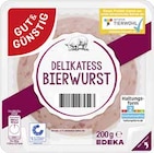 Aktuelles Delikatess Paprika Lyoner oder Delikatess Bierwurst Angebot bei Hieber in Freiburg (Breisgau) ab 1,00 €