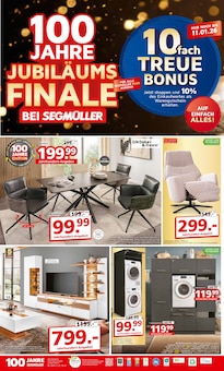 Fernseher im Segmüller Prospekt "Letzte Chance! - 100 Jahre Jubiläumsfinale bei Segmüller" mit 4 Seiten (Dormagen)