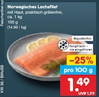 Aktuelle Lachs Angebote bei Netto Marken-Discount in Bielefeld Aktuelles Norwegisches Lachsfilet Angebot bei Netto Marken-Discount in Bielefeld ab 1,49 €