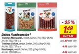 Hundesnacks Trainings-Mininsnacks Angebote von Dokas bei toom Baumarkt Bad Salzuflen für 1,49 €