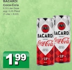 Coca-Cola Angebote von Bacardi bei Getränke Paradies Kamen für 1,99 €