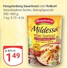 Aktuelle Sauerkraut Angebote bei GLOBUS in Rostock Aktuelles Sauerkraut Angebot bei GLOBUS in Rostock ab 1,49 €