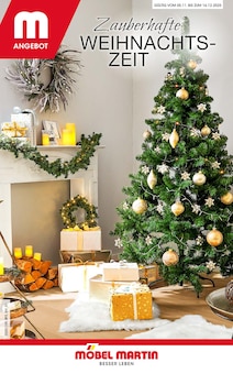 Möbel Martin Prospekt ZAUBERHAFTE WEIHNACHTSZEIT mit  Seiten in Saarbrücken und Umgebung