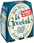 Bière Blonde sans alcool - LA GOUDALE en promo chez Colruyt Romans-sur-Isère à 3,41 €