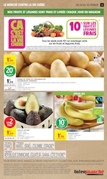 Offre Banane dans le catalogue Intermarché Express du moment à la page 3