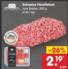 Aktuelles Schweine Hackfleisch Angebot bei Netto Marken-Discount in Magdeburg ab 2,19 €