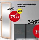 Miroir Joanna cannage - Maxi Bazar à Neuilly-sur-Seine Miroir Joanna cannage en promo chez Maxi Bazar Neuilly-sur-Seine à 79,99 €
