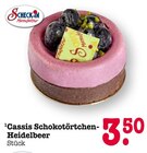 Aktuelles Cassis Schokotörtchen-Heidelbeer Angebot bei E center in Pforzheim ab 3,50 €