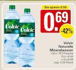 Naturelle Mineralwasser Angebote von Volvic bei WEZ Bad Oeynhausen für 0,69 €