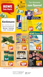 Aktueller REWE Prospekt mit Schweinefleisch, "Dein Markt", Seite 1