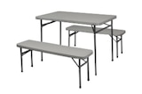 Table et bancs de camping pliables - CARREFOUR dans le catalogue Carrefour