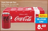 Aktuelles Coca-Cola oder Zero Angebot bei Netto Marken-Discount in Bremen ab 8,49 €