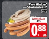 Wiener Würstchen im Angebot bei EDEKA in Ingolstadt Wiener Würstchen Angebote bei EDEKA Ingolstadt für 0,88 €