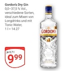 Dry Gin Angebote von Gordon's bei GLOBUS Willich für 9,99 €