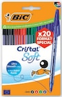 20 stylos à bille Cristal - BIC dans le catalogue Super U