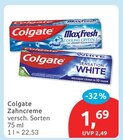 Zahncreme von Colgate für 1,69 € bei budni im Angebot Zahncreme von Colgate im aktuellen budni Prospekt