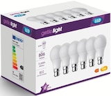 Ampoules LED standard 60 W B22 - geticlight en promo chez Cora Livry-Gargan à 11,90 €