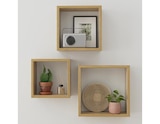 Promo Lot de 3 cubes imitation bois 30 cm "Rabella" à 14,90 € dans le catalogue Brico Dépôt à Luisant