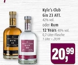 Kyle’s Club Gin 23 ATT. im Angebot bei Markant in Stralsund Kyle’s Club Gin 23 ATT. Angebote bei Markant Stralsund für 20,99 €
