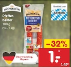 Pfefferbeißer von HOFMAIER im aktuellen Netto Marken-Discount Prospekt für 1,00 €