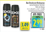 Deodorant Bodyspray im Angebot bei diska in Plauen Deodorant Bodyspray Angebote von Axe bei diska Plauen für 2,99 €