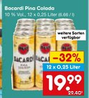 Pina Colada Angebote von Bacardi bei Netto Marken-Discount Ingolstadt für 19,99 €