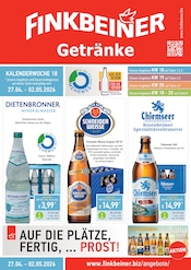 Aktueller Finkbeiner Prospekt mit Bier, "DIE DURSTSTRECKE ENDET HIER", Seite 1