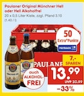 Original Münchner Hell oder Hell Alkoholfrei im Angebot bei Netto Marken-Discount in Lippstadt Original Münchner Hell oder Hell Alkoholfrei Angebote von Paulaner bei Netto Marken-Discount Lippstadt für 13,99 €