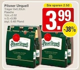 Aktuelle Bier Angebote bei WEZ in Löhne Aktuelles Pilsner Urquell Angebot bei WEZ in Löhne ab 3,99 €