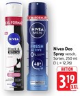 Black & White Invisible Clear Deo Spray Angebote von Nivea bei E center Freiburg für 3,19 €