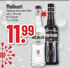 Sambuca extra oder Caffè Angebote von Molinari bei Trinkgut Kleve für 11,99 €