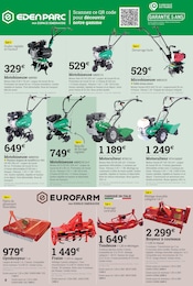 Promos Motoculteur dans le catalogue "Spécial coupe du bois" de Espace Emeraude Motoculteur en promo dans le catalogue Espace Emeraude à la page 8