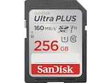 Ultra® PLUS SDXC™-UHS-I-Karte, SDXC Speicherkarte, 256 GB, 160 MB/s im MediaMarkt Saturn Prospekt Ultra® PLUS SDXC™-UHS-I-Karte, SDXC Speicherkarte, 256 GB, 160 MB/s von SANDISK im aktuellen MediaMarkt Saturn Prospekt für 59,99 €