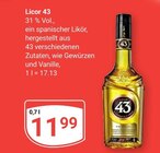 Aktuelles Licor 43 Angebot bei GLOBUS in Rostock ab 11,99 €