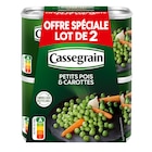 Petits pois et carottes cuisinés "Offre Découverte" - CASSEGRAIN dans le catalogue Carrefour