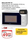 Mikrowelle MW 791 im Angebot bei GLOBUS in Saarlouis Mikrowelle MW 791 Angebote von Clatronic bei GLOBUS Saarlouis für 1,99 €