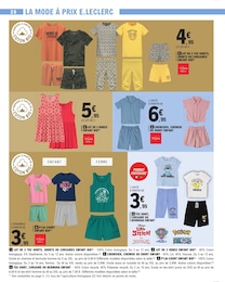 Prix et réduction Pyjama Bébé dans le prospectus E.Leclerc en cours Offre Pyjama Bébé dans le catalogue E.Leclerc du moment à la page 47
