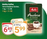 Auslese Klassisch im Angebot bei GLOBUS in Wolfenbüttel Auslese Klassisch Angebote von Melitta bei GLOBUS Wolfenbüttel für 5,99 €