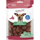 Dokas Dog Snack Würfel mit Apfel und Banane 105 g im Angebot bei Zookauf in Neubrandenburg Dokas Dog Snack Würfel mit Apfel und Banane 105 g Angebote von Dokas bei Zookauf Neubrandenburg für 3,29 €
