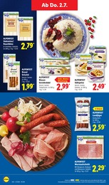Lidl Kaiserschmarrn im Prospekt 