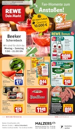 REWE Supermarkt Prospekt der aktuellen Woche mit 31 Seiten, gültig von 15.06.2026 bis 20.06.2026, in Schermbeck und Umgebung Aktueller REWE Supermarkt Prospekt in Schermbeck und Umgebung, "Dein Markt" mit 31 Seiten, 15.06.2026 - 20.06.2026