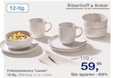Frühstücksservice "Laredo" von Ritzenhoff & Breker im aktuellen Möbel Inhofer Prospekt für 59,95 €