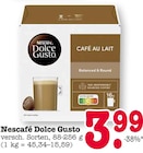 Café au Lait im Angebot bei E center in Karlsruhe Café au Lait Angebote von Nescafé Dolce Gusto bei E center Karlsruhe für 3,99 €
