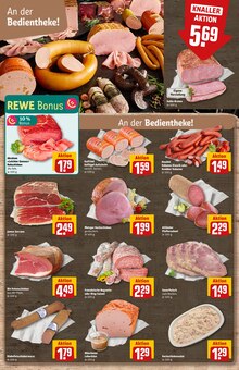 Mettwurst im aktuellen REWE Prospekt (Bremen) Mettwurst im REWE Prospekt "Dein Markt" mit 34 Seiten (Bremen)