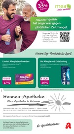 mea - meine apotheke Apotheken Prospekt der aktuellen Woche mit 4 Seiten, gültig von 01.04.2026 bis 30.04.2026, in Trebsen und Umgebung Aktueller mea - meine apotheke Apotheken Prospekt in Trebsen und Umgebung, "Unsere April-Angebote" mit 4 Seiten, 01.04.2026 - 30.04.2026