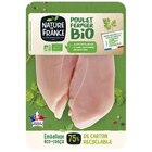 Filet de poulet fermier Bio - NATURE DE FRANCE en promo chez Carrefour Aulnay-sous-Bois à 27,00 €