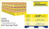 Teegetränk im METRO Prospekt Sparkling von Lipton im aktuellen METRO Prospekt für 0,79 €