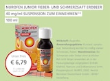 FIEBER- UND SCHMERZSAFT ERDBEER Angebote von NUROFEN JUNIOR bei LINDA Partnerapotheke Erkelenz für 6,79 €